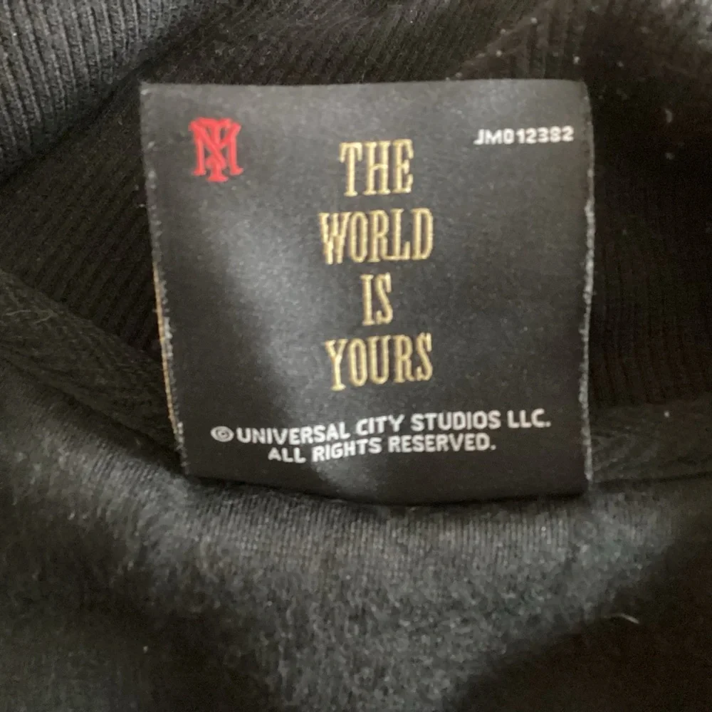 Scarface Jacket Velour Track Suit Black M - Picture 5 of 9